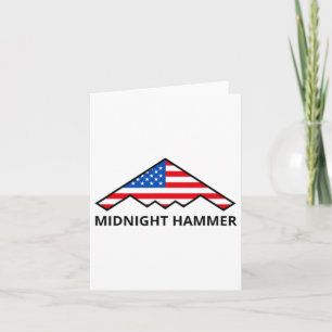 Operation Midnight Hammer USA-Flagge Midnight Hamm Karte
