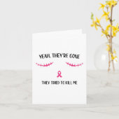 Operation nach der Mastektomie Erholung Brustkrebs Karte (Gelbe Blume)