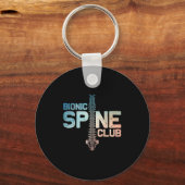 Operation nach der Wirbelsäule Kunst für Männer bi Schlüsselanhänger (Vorderseite)