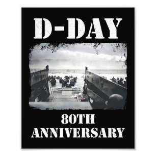 Operation Overlord 1944 D-Day 2024 Normandie Fotodruck