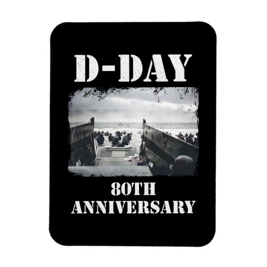 Operation Overlord 1944 D-Day 2024 Normandie Magnet (Vertikal)