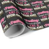 Operation Positivität Pub Niedlich Brownie Geschenkpapier (Rolleneckpunkt)