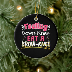 Operation Positivität Pub Niedlich Brownie Keramik Ornament