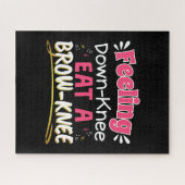 Operation Positivität Pub Niedlich Brownie Puzzle (Horizontal)