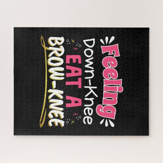 Operation Positivität Pub Niedlich Brownie Puzzle (Horizontal)