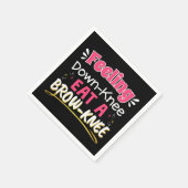 Operation Positivität Pub Niedlich Brownie Serviette (Ecke)