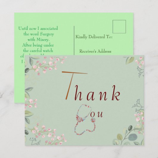 Operation Postkarte (Vorne/Hinten)