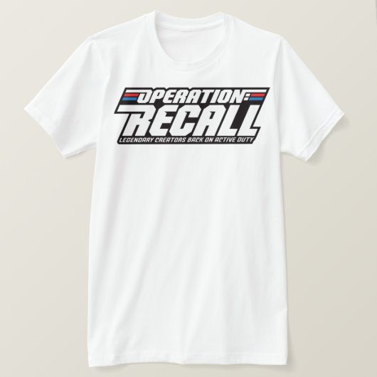 Operation: Recall Logo white T - Shirt (Design vorne)