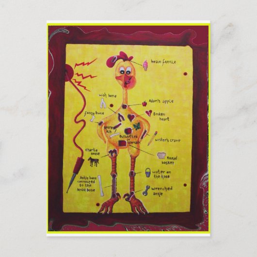 Operation Rubber Chicken Postkarte (Vorderseite)