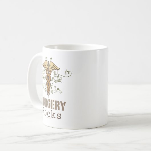 Operation schaukelt Chirurg-Tasse Kaffeetasse (Vorderseite Links)