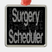 Operation Scheduler Extraordinaire Ornament Aus Metall (Vorne)