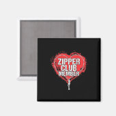 Operation Spaß Funny Zipper Club Mitglied Magnet (Vorderseite/Rückseite)