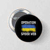 Operation Spider Web Ukraine Helden Ukrainische Fl Button (Vorne & Hinten)
