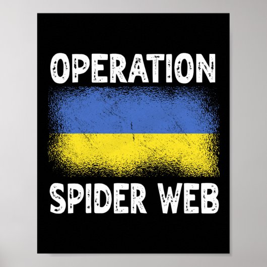 Operation Spider Web Ukraine Helden Ukrainische Fl Poster (Vorne)
