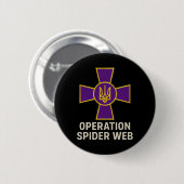 Operation Spider Web Ukraine Helden Ukrainische Mi Button (Vorne & Hinten)