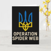 Operation Spider Web Ukraine Helden Ukrainische Tr Karte (Gelbe Blume)