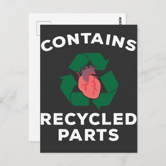 Operation Survivor Bypass Open Heart Erholung Postkarte (Vorne/Hinten)