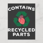 Operation Survivor Bypass Open Heart Erholung Postkarte (Vorderseite)