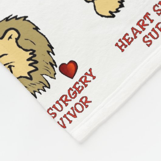 Operation Survivor Lion Fleecedecke (Ecke)