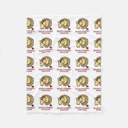 Operation Survivor Lion Fleecedecke (Vorderseite)