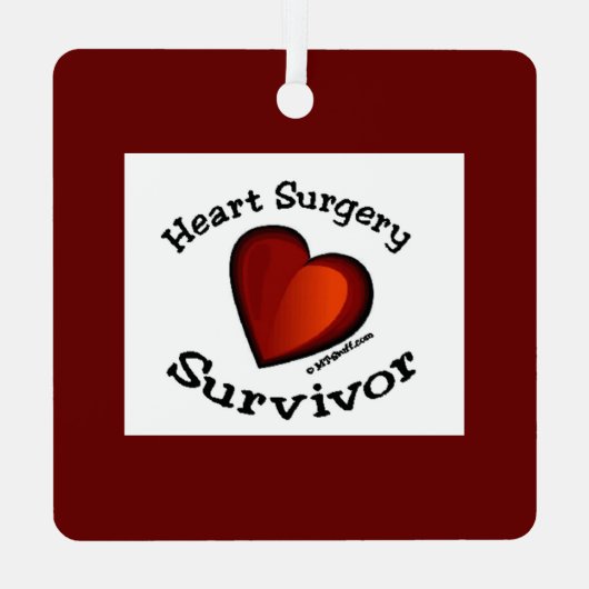 Operation Survivor Ornament Aus Metall (Rückseite)