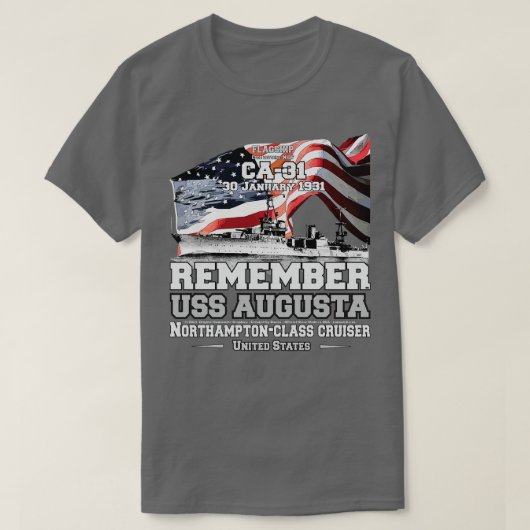 Operation Torch USS AUGUSTA T-Shirt (Design vorne)