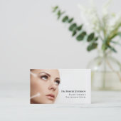 Operation- und Verjüngungszentrum aus Kunststoff Visitenkarte (Stehend Vorderseite)