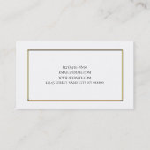 Operation- und Verjüngungszentrum aus Kunststoff Visitenkarte (Rückseite)