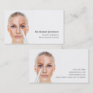 Operation- und Verjüngungszentrum aus Kunststoff Visitenkarte