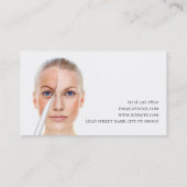 Operation- und Verjüngungszentrum aus Kunststoff Visitenkarte (Rückseite)