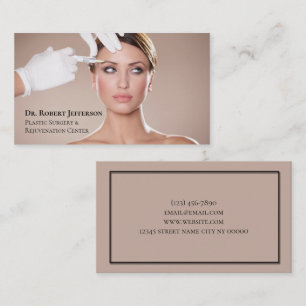 Operation- und Verjüngungszentrum aus Kunststoff Visitenkarte