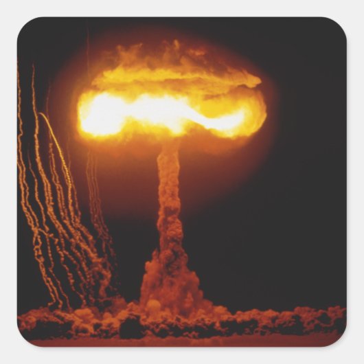 Operation Upshot Knothole, CLIMAX-Ereignis Quadratischer Aufkleber (Vorderseite)