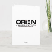 Operation vermisst Sie Halloween-Karte Karte (Rückseite)