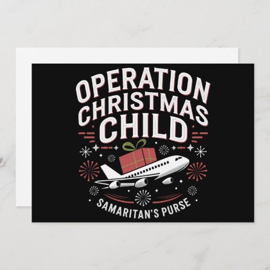 Operation Weihnachtskindersonnenfamilie Matching Feiertagskarte (Vorne/Hinten)