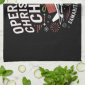 Operation Weihnachtskindersonnenfamilie Matching Geschirrtuch (Gefaltet)