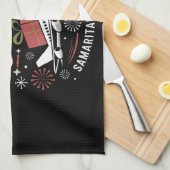 Operation Weihnachtskindersonnenfamilie Matching Geschirrtuch (Viertel Falte)