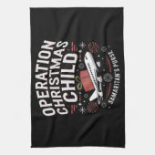 Operation Weihnachtskindersonnenfamilie Matching Geschirrtuch (Vertikal)