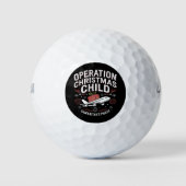 Operation Weihnachtskindersonnenfamilie Matching Golfball (Vorderseite)