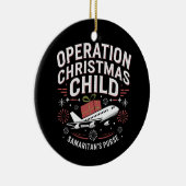 Operation Weihnachtskindersonnenfamilie Matching Keramik Ornament (Rechts)