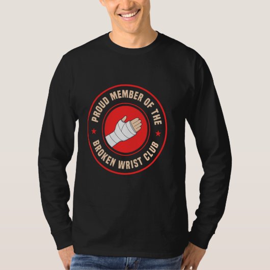 Operation zerbrochen Wrist Cast T-Shirt (Vorderseite)