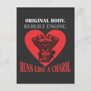 Operation zur Genesung nach einer Herzoperation Postkarte