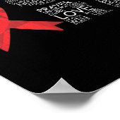 Operation zur Sensibilisierung für Gehirnaneurysma Poster (Ecke)