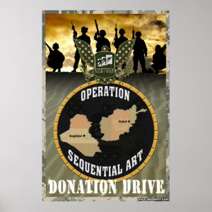 Operations-aufeinander folgende Kunst: Poster