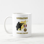 Operations-aushaltener Kaffeetasse (Links)