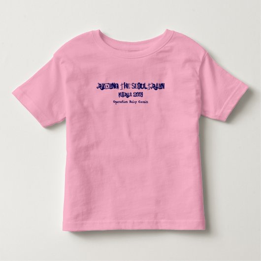 Operations-Baby-Cousin Kleinkind T-shirt (Vorderseite)