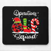 Operations Elf Squad Christmas Manager Matching X- Mousepad (Vorne)