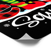 Operations Elf Squad Christmas Manager Matching X- Poster (Ecke)