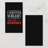 Operations-Erholungs-Geschenke für Visitenkarte (Vorne/Hinten)