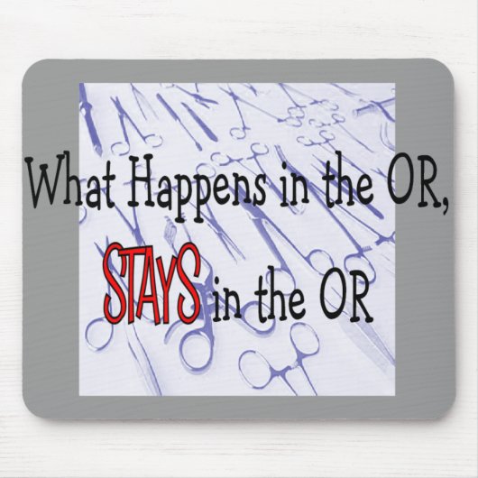 Operations-Fachleute-Geschenke Mousepad (Vorne)