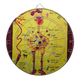 Operations-Gummi-Huhn Dartscheibe